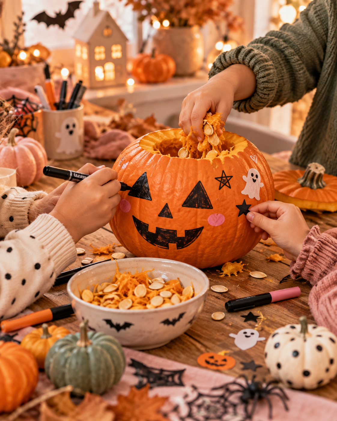 Atelier créatif – Viens créer ta citrouille d'halloween 🎃